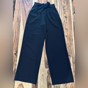 Lululemon athletica high-rise belted waist wide leg trousers